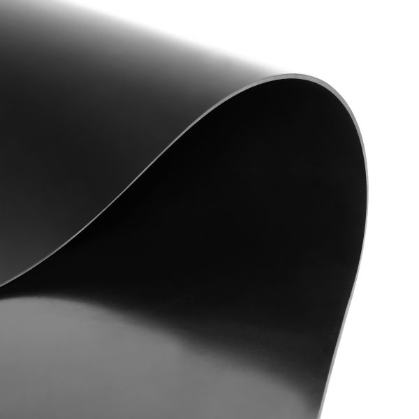 Gummiplatte 4mm | NBR/SBR | Ölbeständig | 1,2m Breite | Schwarz